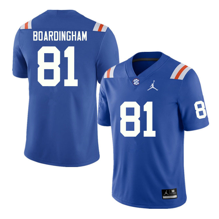 Men #81 Arlis Boardingham Florida Gators College Football Jerseys Sale-Throwback